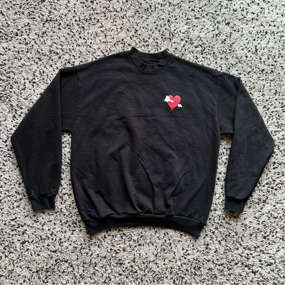 The Platinum Group Los Angeles Motorsports Black F*ck You Crewneck Sweatshirt XL